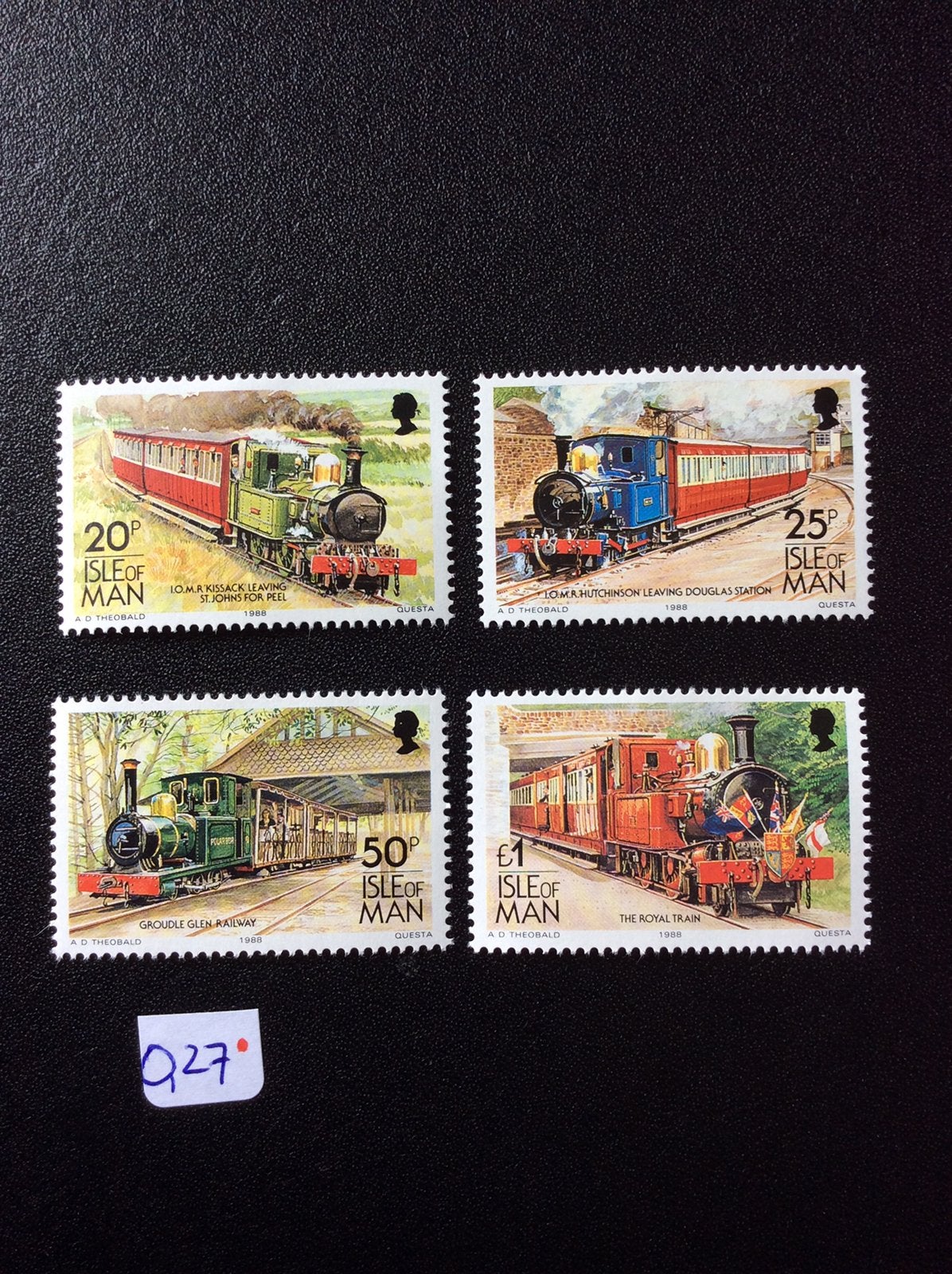 Isle of Man postzegels 1988 pfr Mi 381/4, Ophalen of Verzenden, Postfris