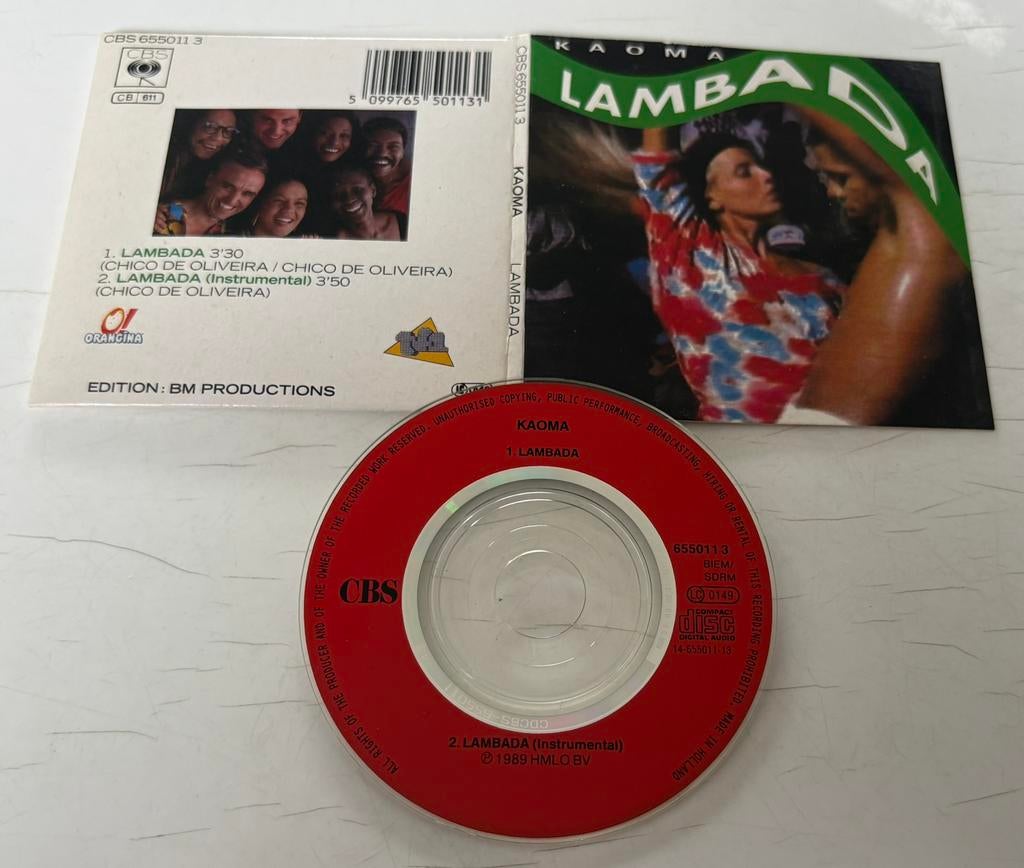 Kaoma - Lambada (mini disc, nieuwstaat), Cd's en Dvd's, Cd Singles, Ophalen of Verzenden, Zo goed als nieuw, Pop