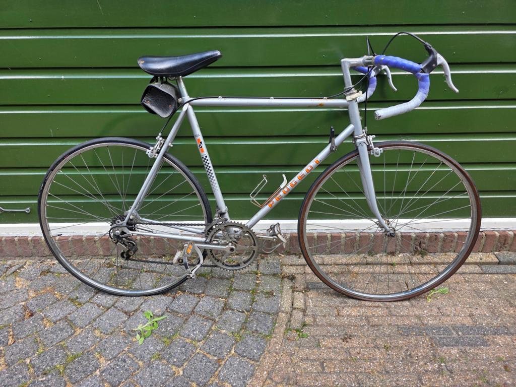 Vintage Peugeot racefiets - Record du Monde, Gebruikt, Ophalen, Overige merken, 10 tot 15 versnellingen
