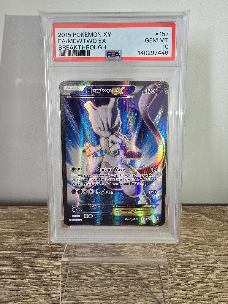 2015 Mewtwo Xy Breakthrough Holo 157/162・PSA 10, Ophalen of Verzenden, Nieuw, Losse kaart, Foil