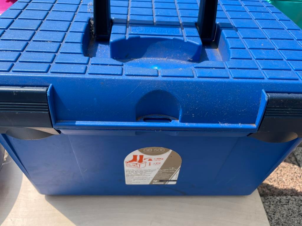 Poetsdoos paardrij spullen plastic, Ophalen of Verzenden, Gebruikt