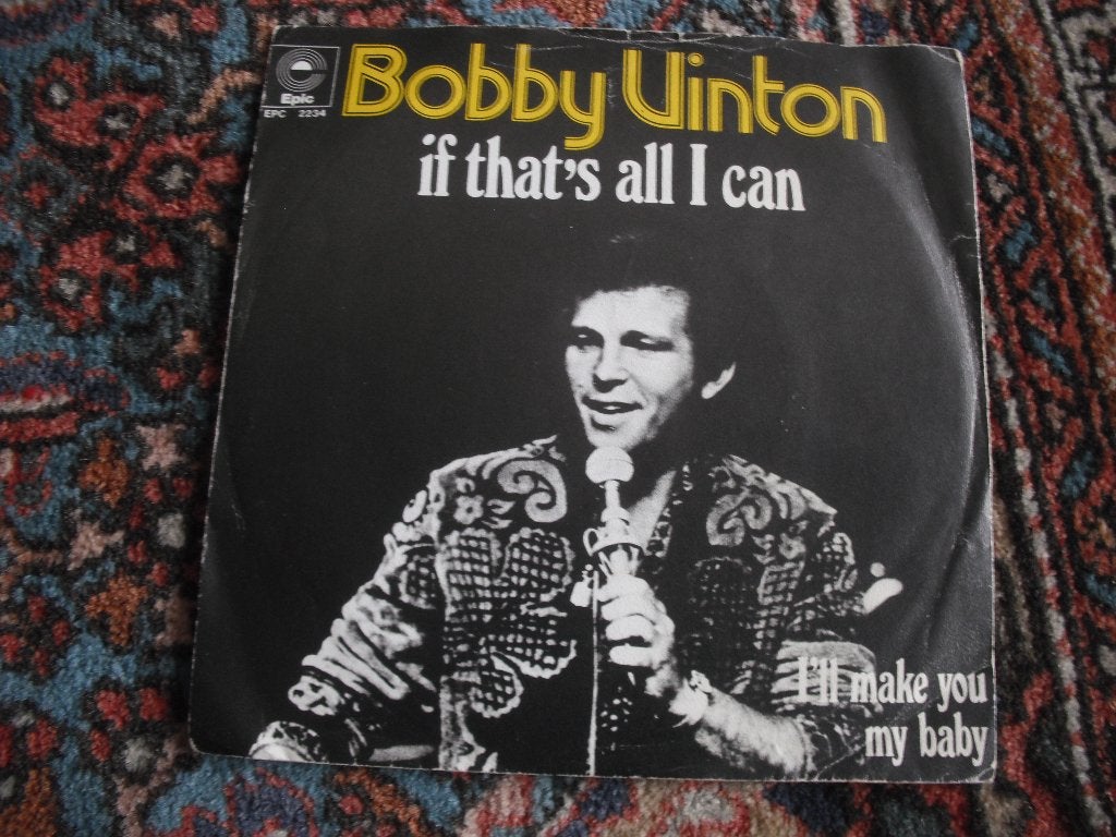 Bobby Vinton - If that's all I can (rd), Ophalen of Verzenden, Zo goed als nieuw, Pop
