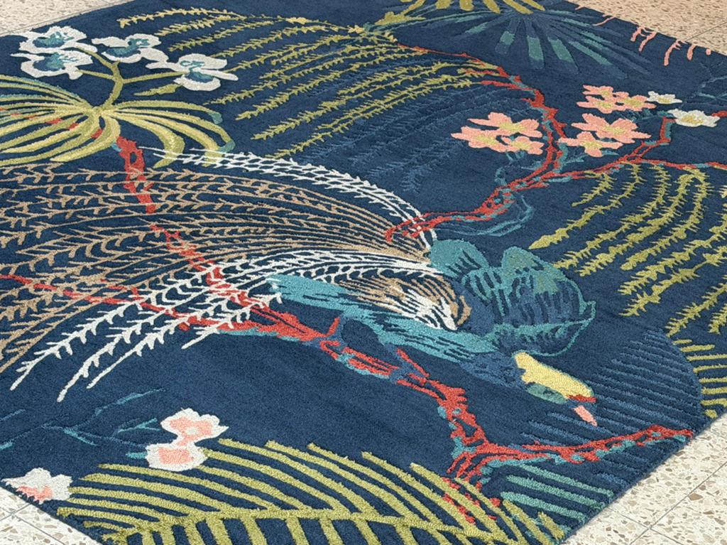 Brink en Campman tapijt Sanderson Tropical night, Ophalen, Zo goed als nieuw, Rechthoekig, 200 cm of meer