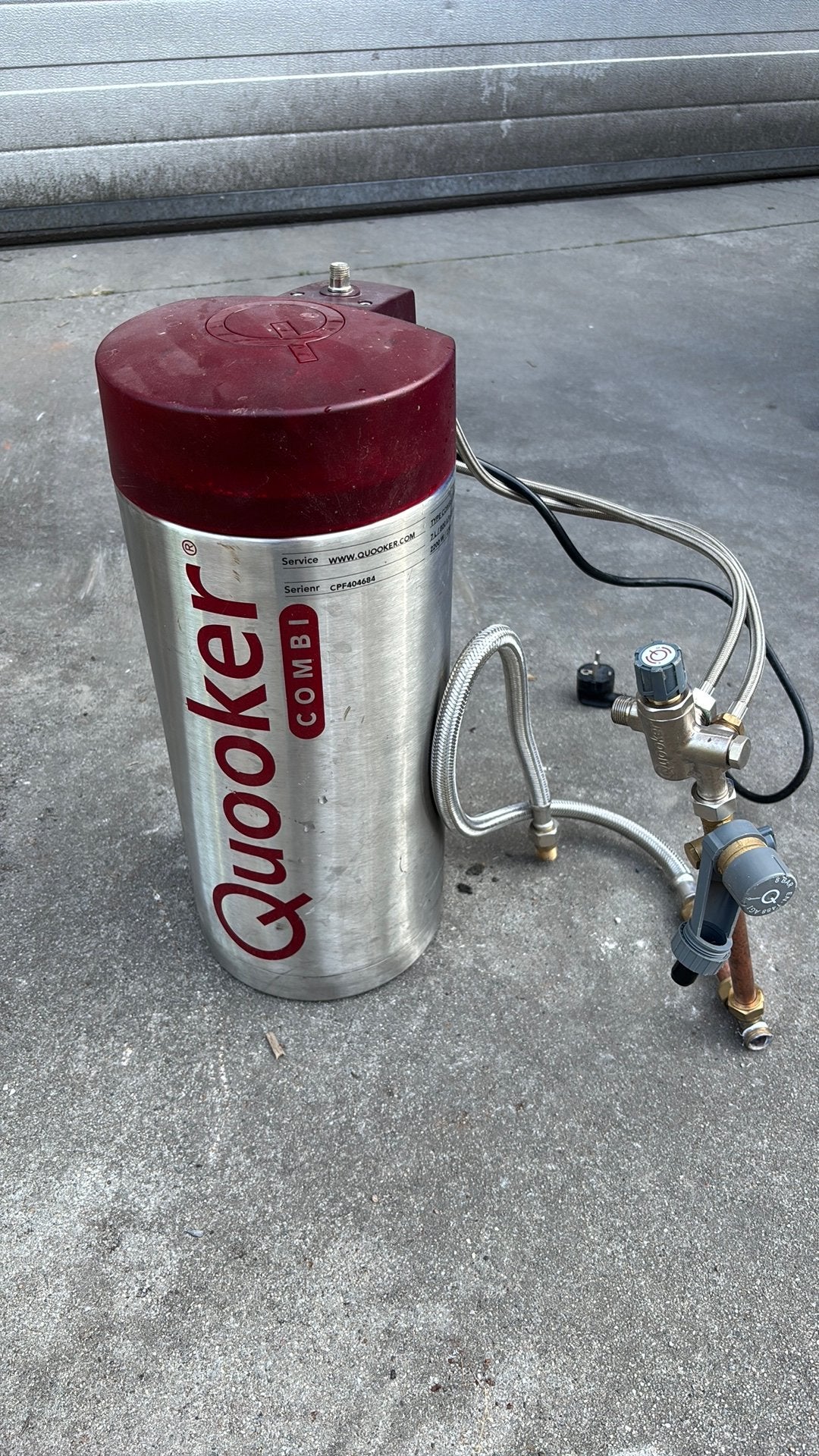Quooker combi 2.2e defect, Aardgas, Zo goed als nieuw, Minder dan 20 liter, Boiler