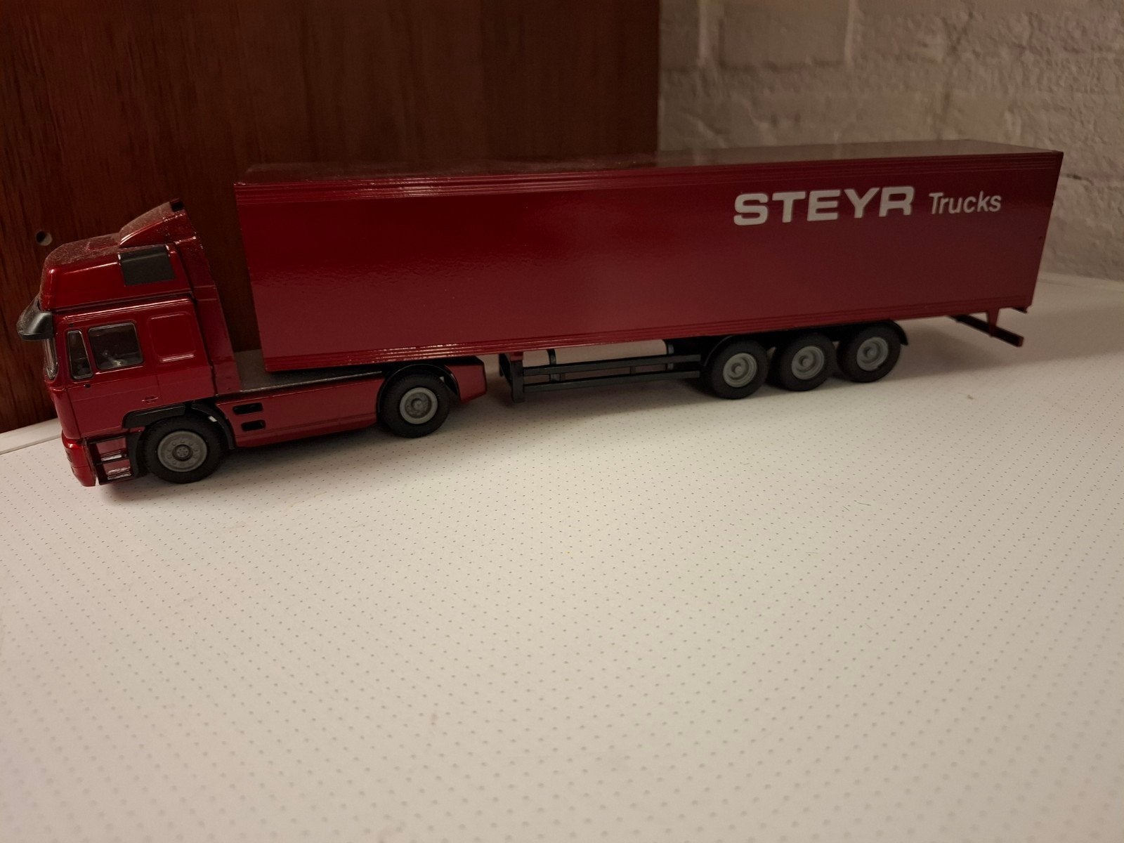 Conrad  Steyr truck  demo 1:50, Ophalen of Verzenden, Zo goed als nieuw, Bus of Vrachtwagen, Conrad