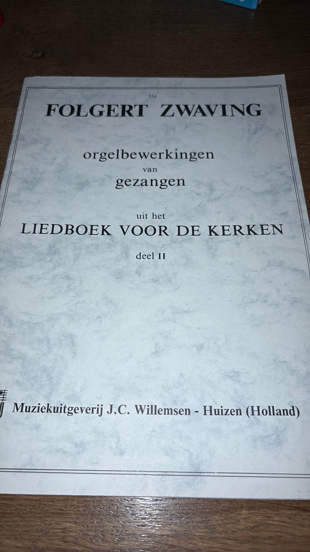 Liedboek deel 2 orgelbewerkingen en gezangen, Ophalen of Verzenden, Gebruikt