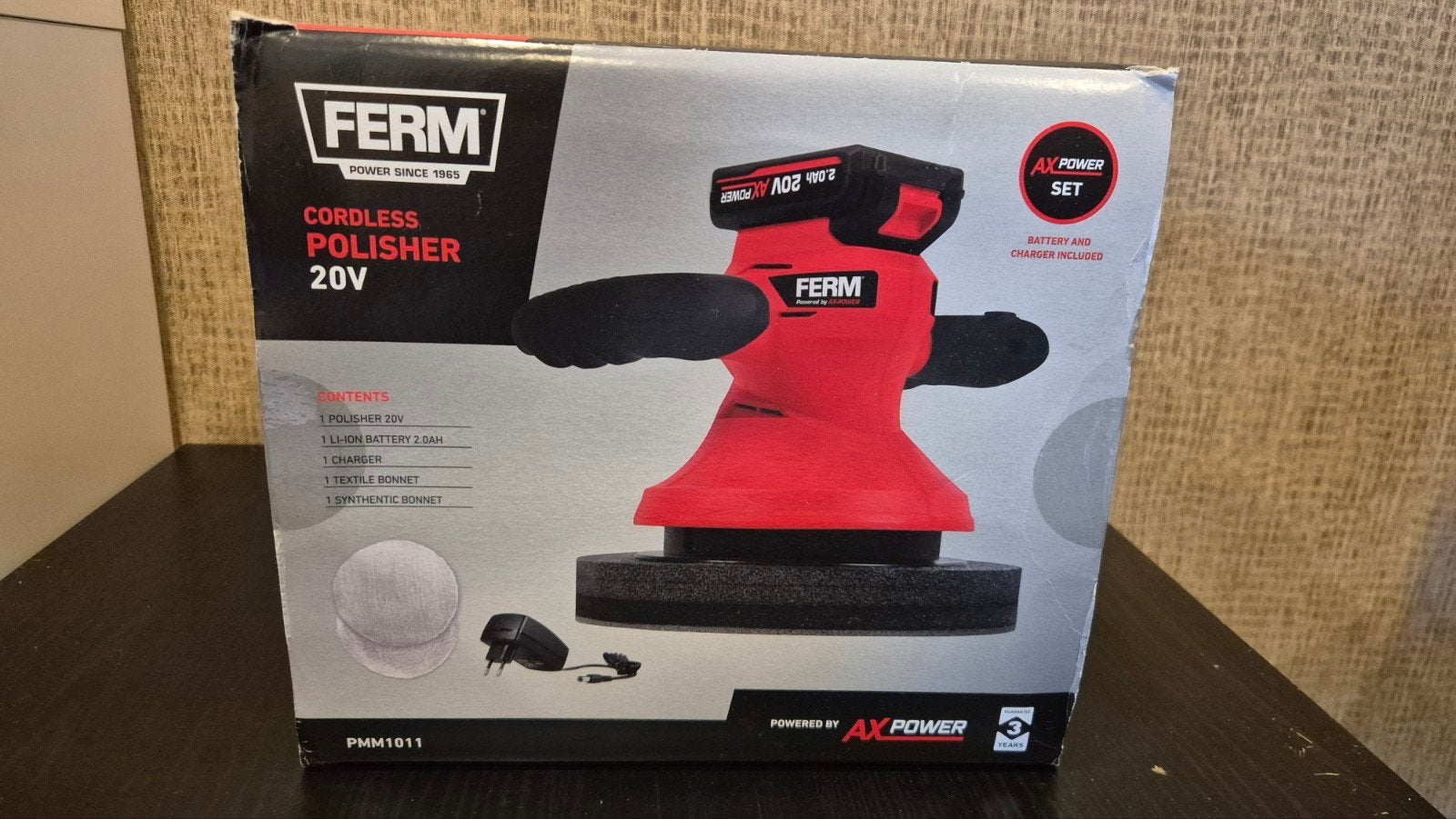 Ferm AX Power Polijstmachine 20V (excl. accu/oplader), Ophalen of Verzenden, Zo goed als nieuw