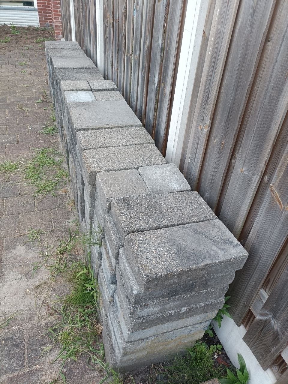 Gratis tuinstenen af te halen, Tuin en Terras, Grind, Keien en Split, Ophalen, Gebruikt, Grijs, Overige typen