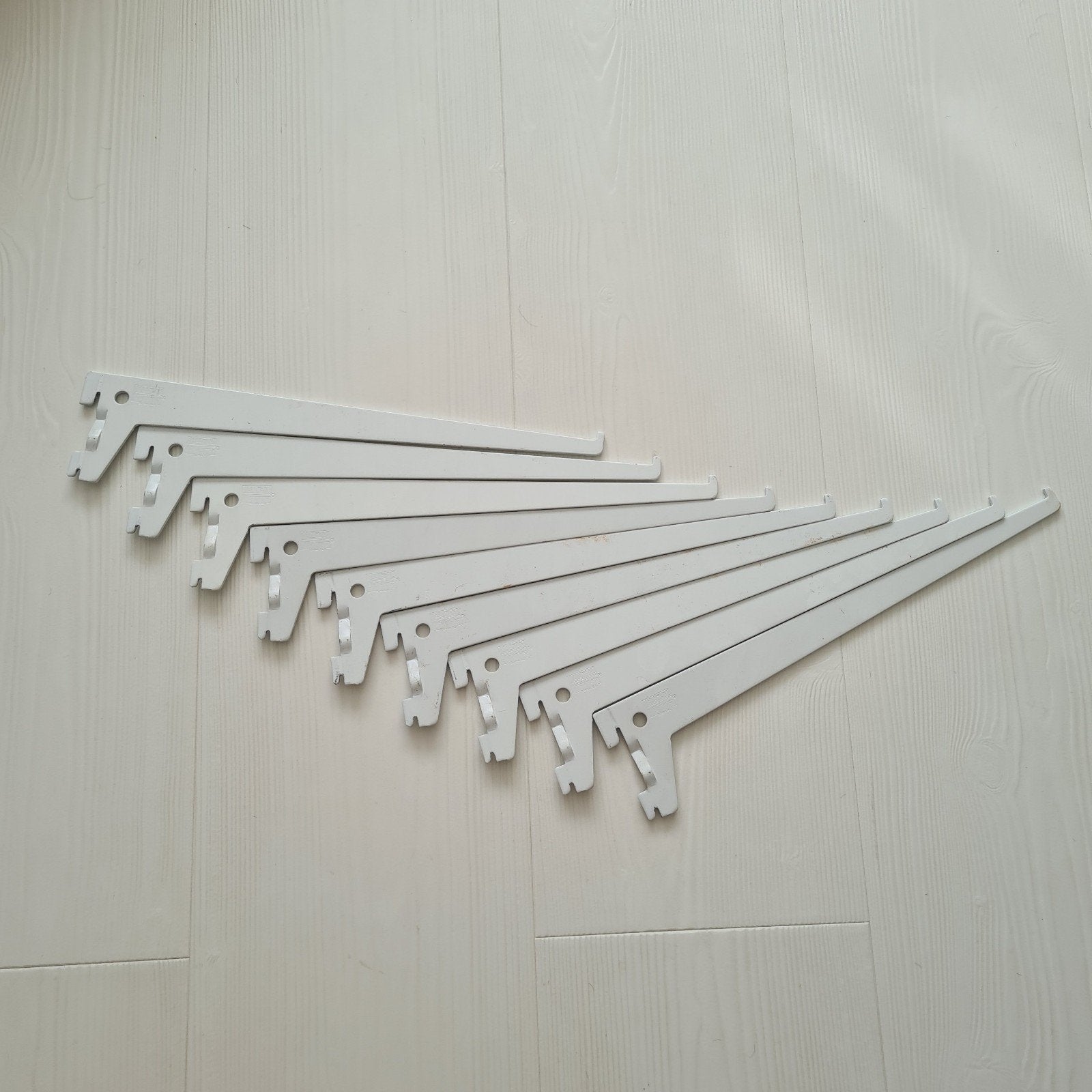 9 Element System Bohmacker plankdragers wit 30cm, Ophalen