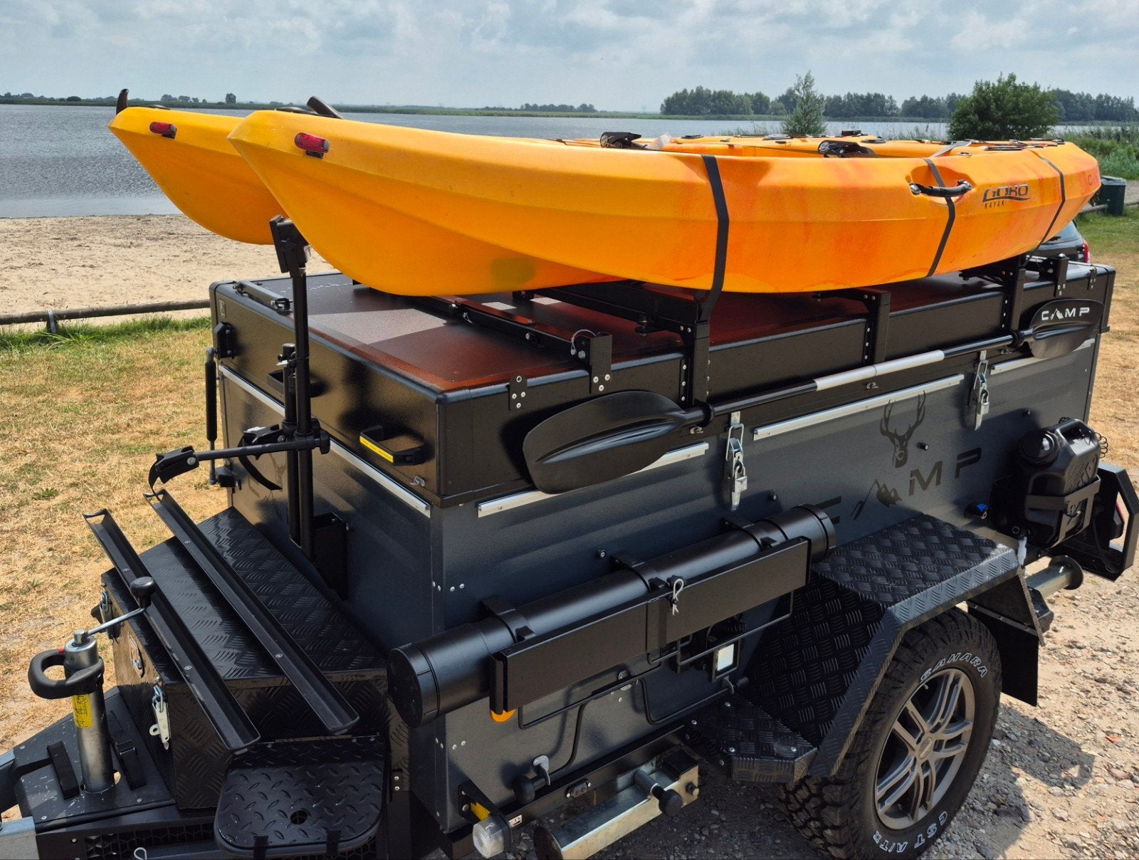 offroad tenttrailer "vouwwagen" bj: 2023, Ophalen, Antraciet, Overige merken
