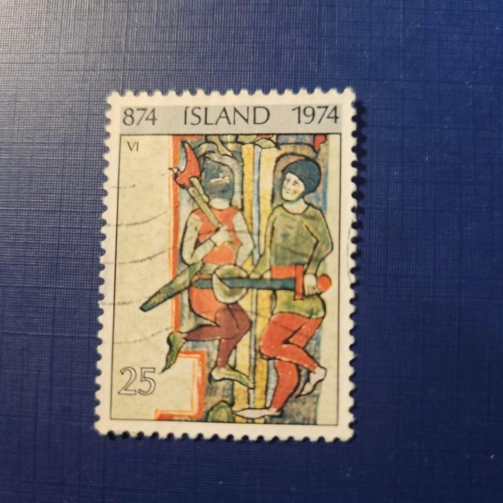 IJsland nr 492, Ophalen of Verzenden, IJsland, Gestempeld
