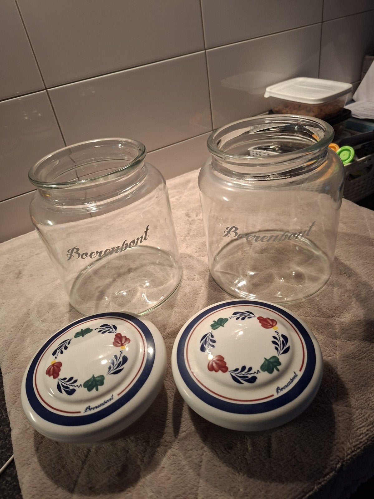 2 Boerenbont  potten, Ophalen, Zo goed als nieuw, Overige materialen, Wok