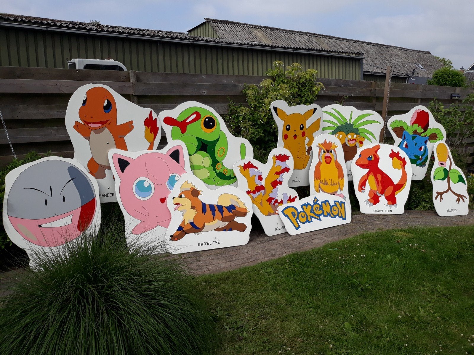 Pokemon straatversiering te huur, Ophalen, Zo goed als nieuw, Overige