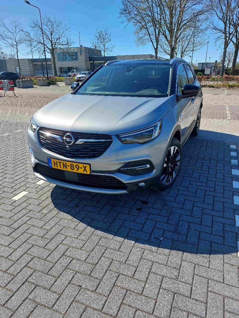 Opel Grandland X 1.2 Turbo 130pk S&S Aut 2020 Grijs, Lichtsensor, 15 km/l, 1199 cc, Leder
