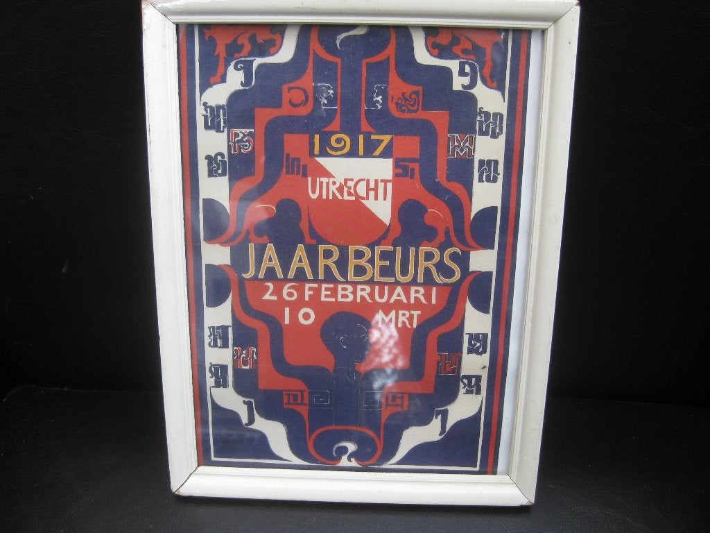 art-deco  prent, Ophalen of Verzenden, Voor 1940, Gebruikt, Overige onderwerpen