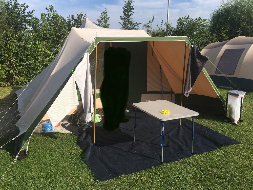 Esvo piramide 6 Luxe met vast grondzeil, Caravans en Kamperen, Tenten, Ophalen, Gebruikt, Tot en met 4