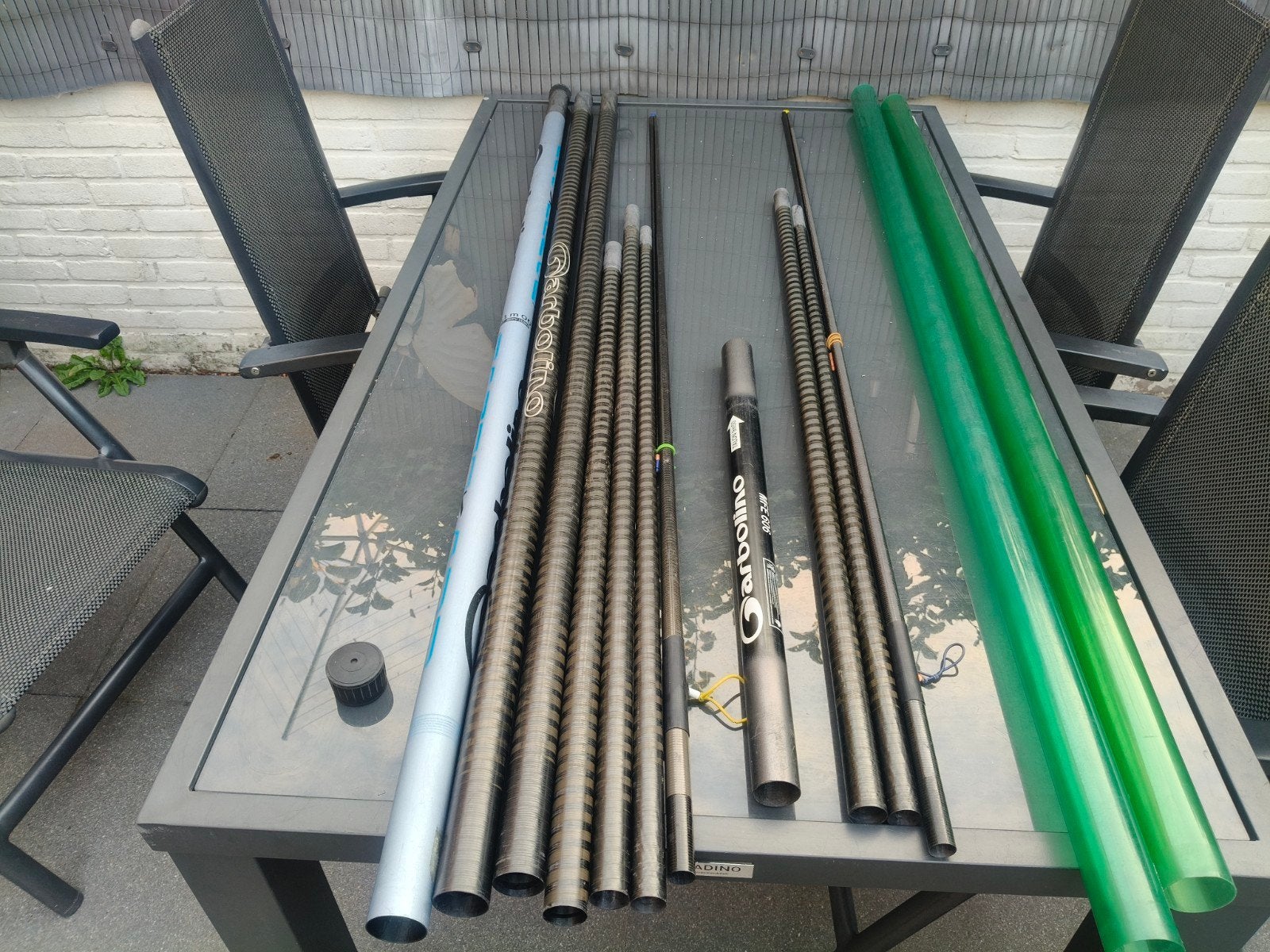 garbelino hengel 10,50 meter, Ophalen, Vaste hengel