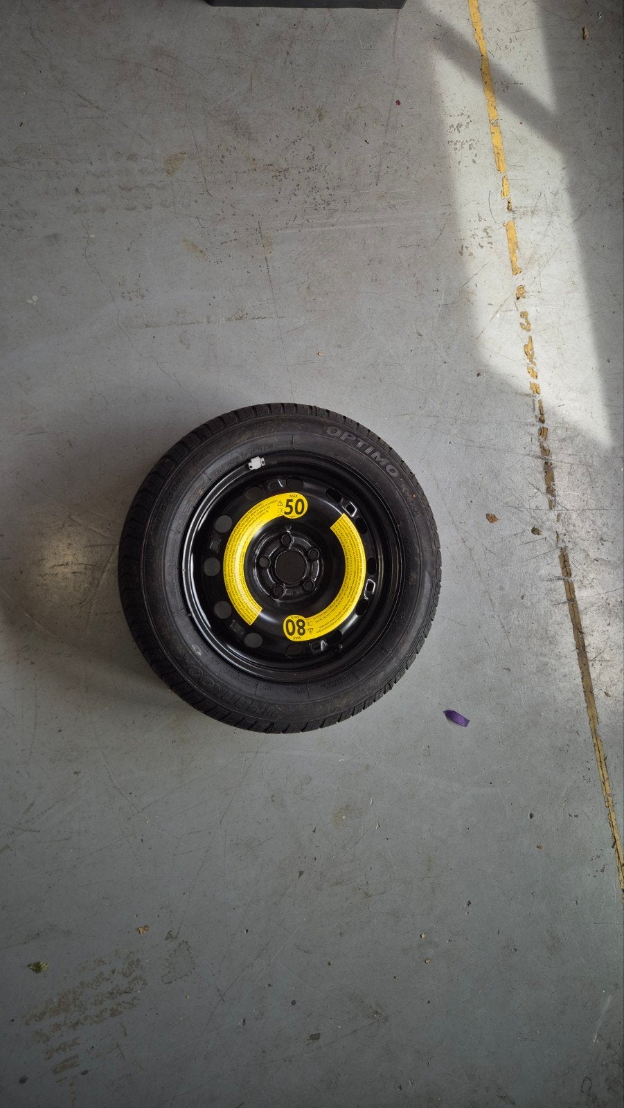 15" reservewiel met 185/60R15 band - Nooit gebruikt!, Ophalen, 15 inch, Banden en Velgen, Nieuw
