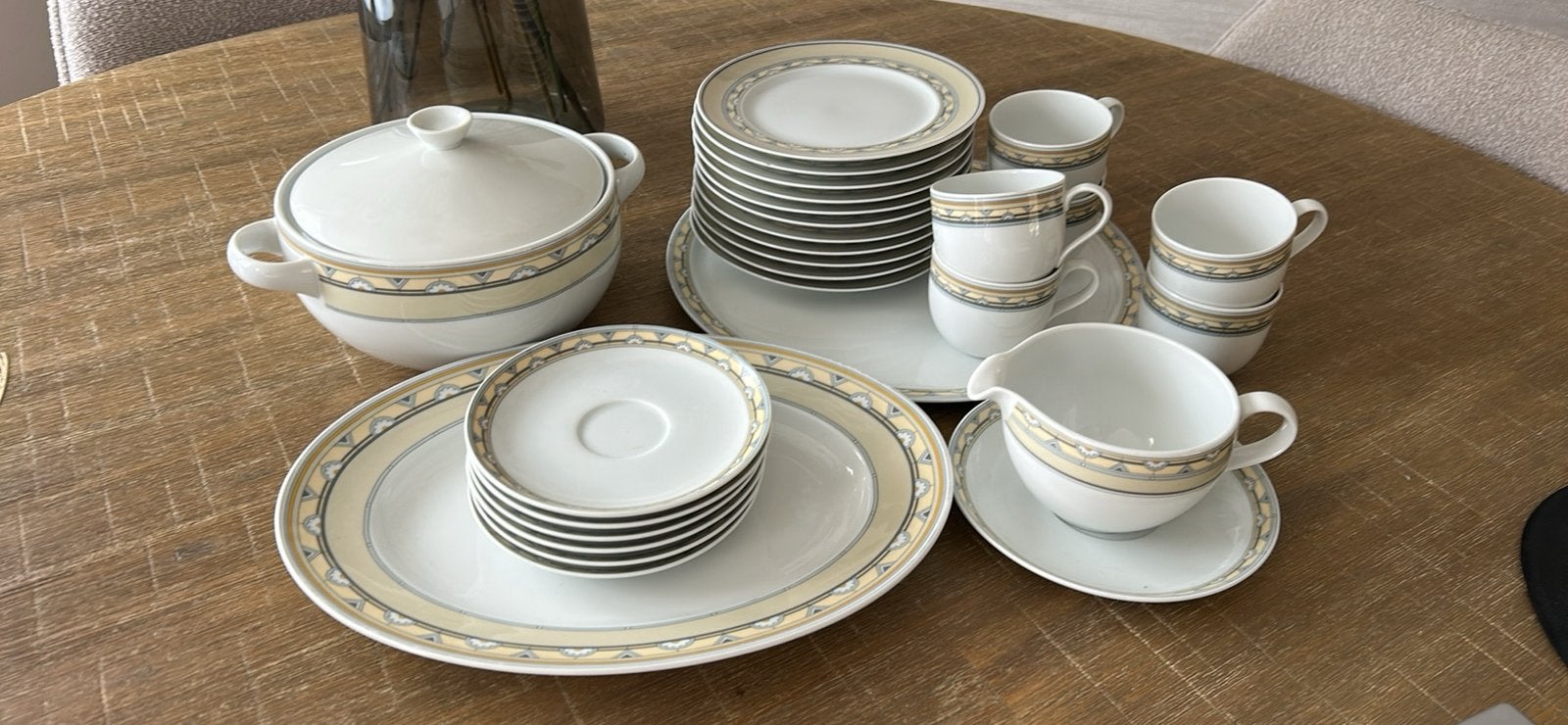 Compleet servies, Ophalen
