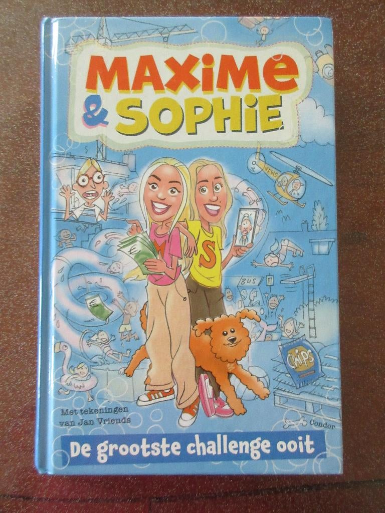Maxime & Sophie : De grootste challenge ooit, Boeken, Kinderboeken | Jeugd | onder 10 jaar, Gelezen, Fictie algemeen, Ophalen of Verzenden