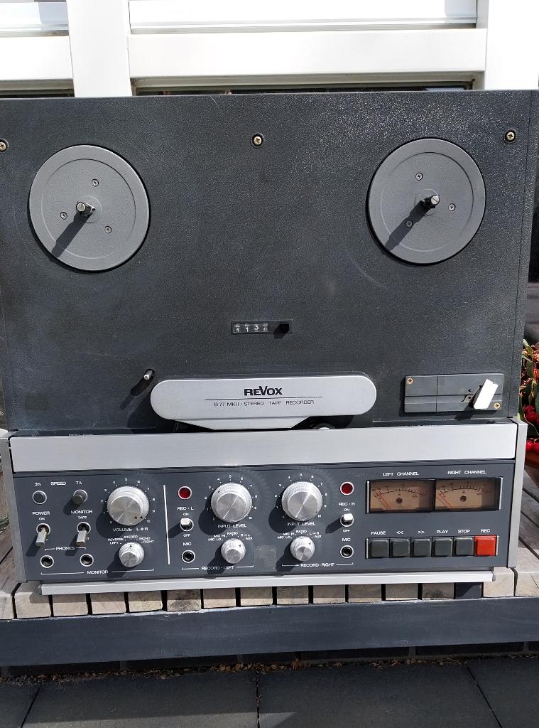 Revox B77mk2 en een A77mk3 gereviseerd, te koop, Audio, Tv en Foto, Bandrecorders, Ophalen of Verzenden, Bandrecorder