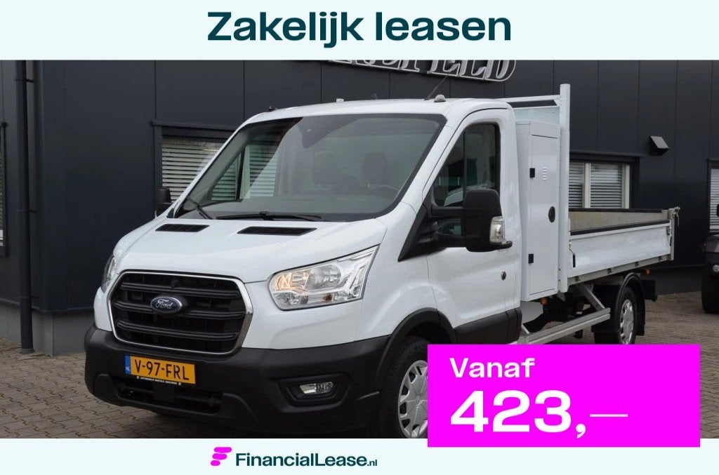 Ford Transit 2.0TDCI Kipper Airco.*BPM VRIJ*, Wit, 10 km/l, Bedrijf, 2724 kg