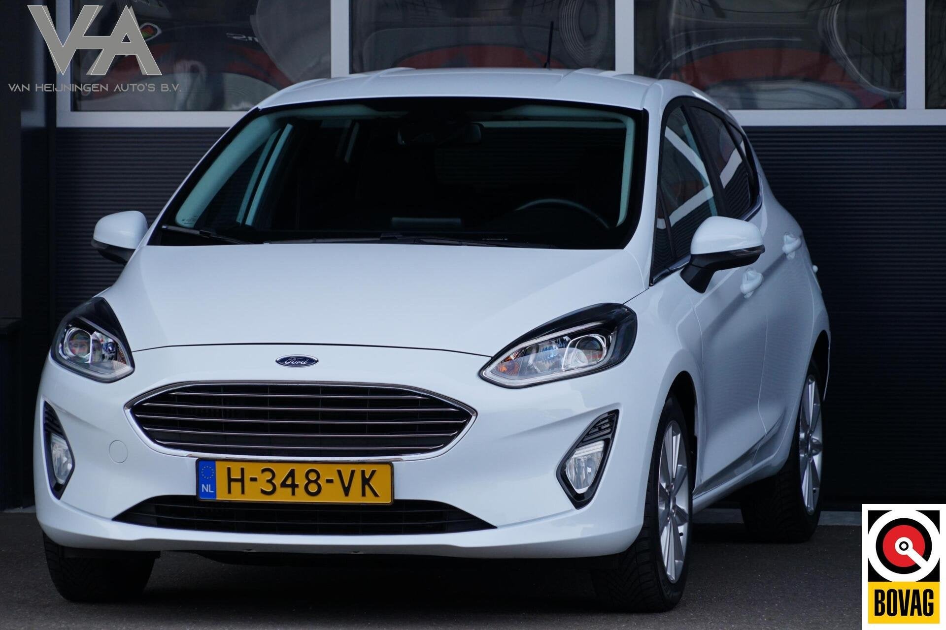 Ford Fiesta 1.0 EcoBoost Titanium NL, clima, PDC, stoelverw., Auto's, Voorwielaandrijving, Dealer onderhouden, Gebruikt, Euro 6