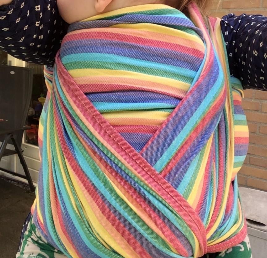 Draagdoek  - Little Frog (maat 6), Kinderen en Baby's, Babydragers en Draagdoeken, Overige merken, Draagdoek, Ophalen of Verzenden