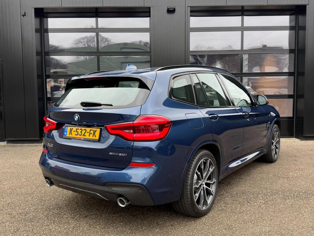 BMW X3 XDrive 20i M-Sport Shadowline Phytonicblau Headup, Auto's, BMW, Automaat, 1998 cc, 15 km/l, Gebruikt