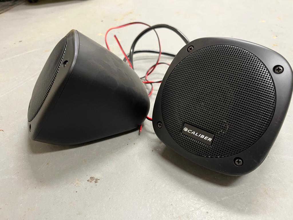 Caliber Opbouw Speakers 80 Watt - Zwart, Auto diversen, Autoradio's, Gebruikt, Ophalen of Verzenden