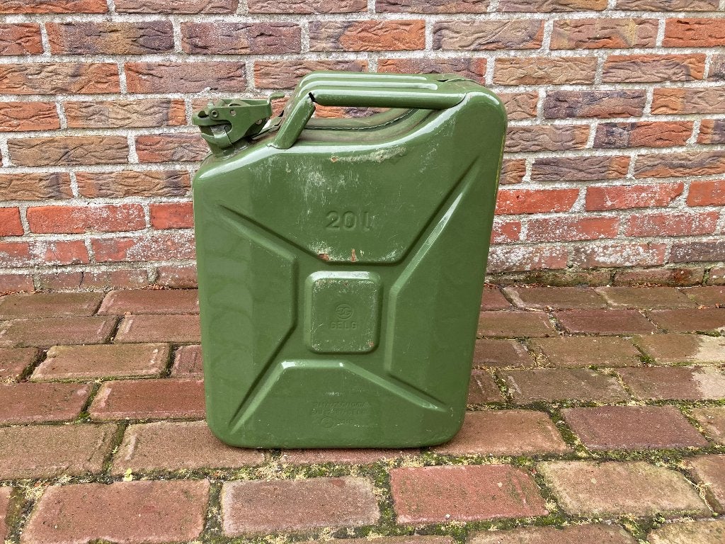 Metalen jerrycan 20 liter, Auto diversen, Auto-accessoires, Gebruikt, Ophalen