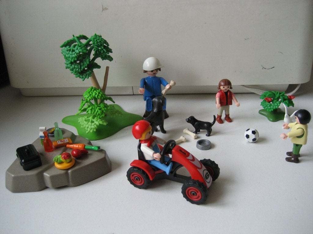 playmobil samen buiten spelen, Ophalen of Verzenden, Zo goed als nieuw