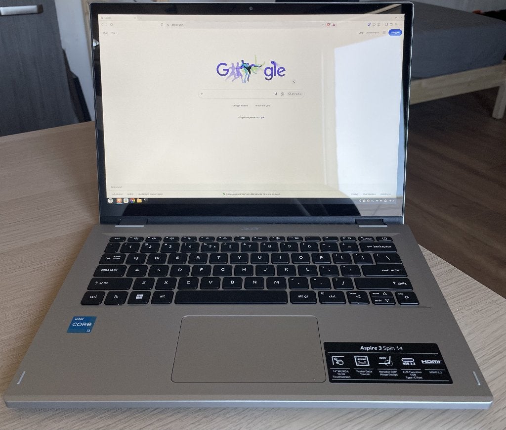 Acer Aspire 3 Spin 14 | Laptop en tablet 2 in 1, Qwerty, 8 GB, Minder dan 2 Ghz, Zo goed als nieuw