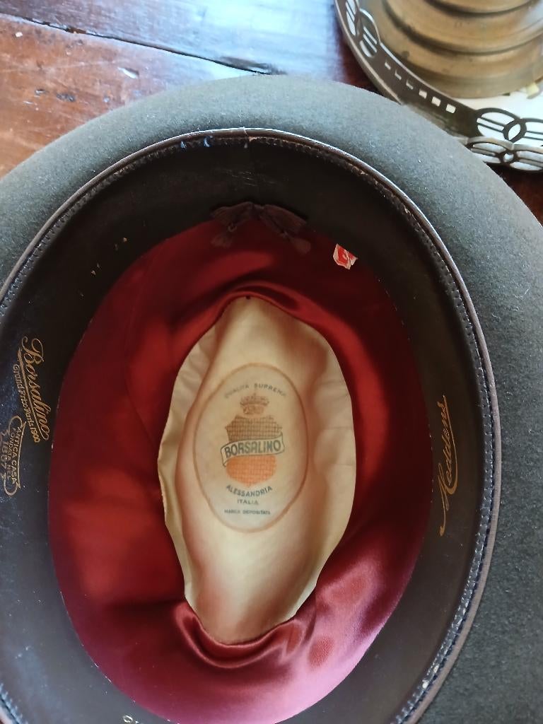 hoed BORSALINO, Ophalen of Verzenden, Gedragen, BORSALINO, Hoed
