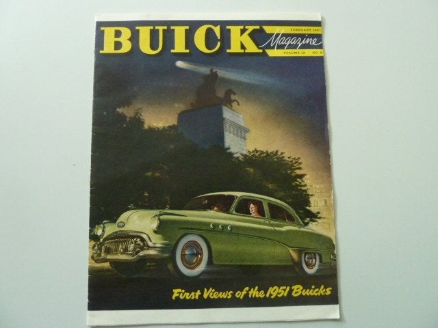 1951 Buick Magazine New Buicks for 1951 USA, Ophalen of Verzenden, Gelezen, Overige merken