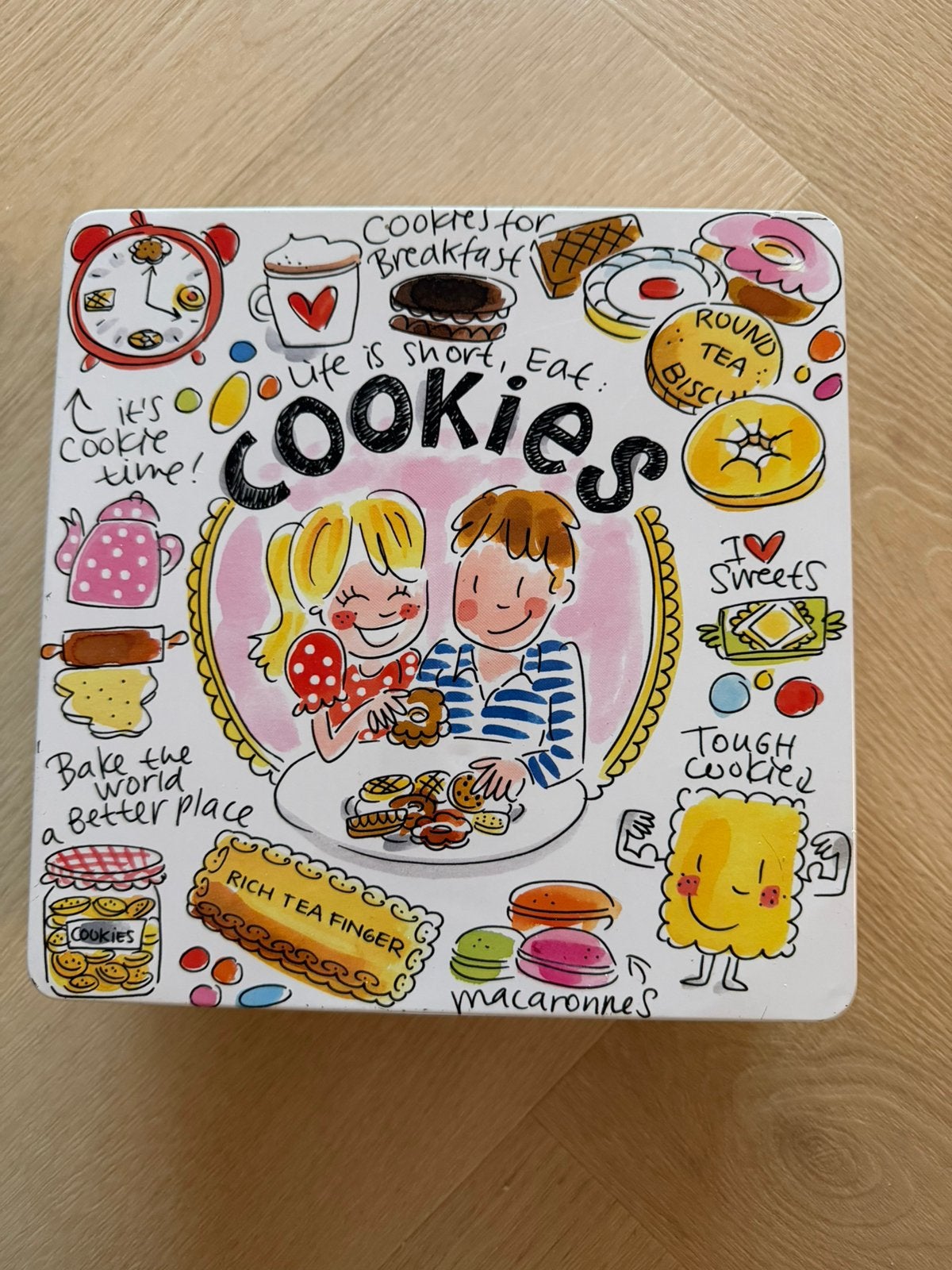 Blond Amsterdam koektrommel cookies, Ophalen, Gebruikt