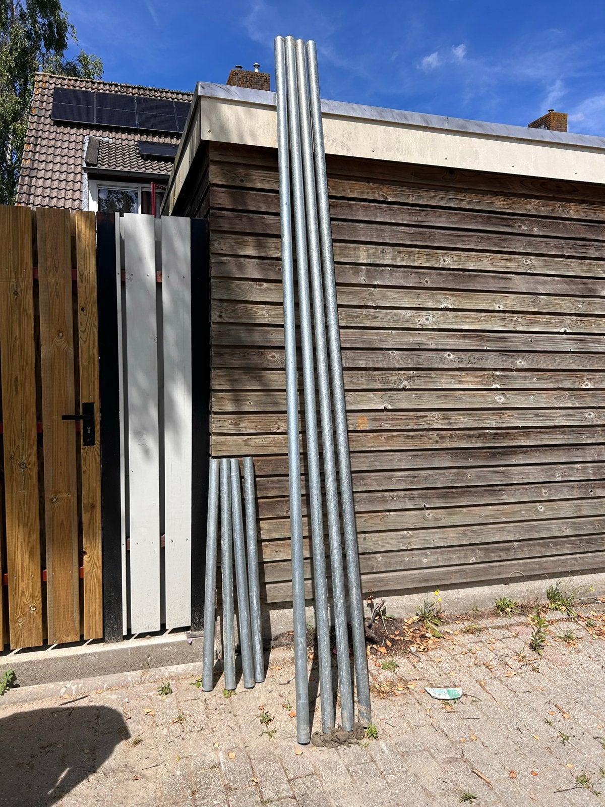 Stijger buizen - 4x 3m en 4x 1m, Doe-het-zelf en Verbouw, Steigers, Ophalen, Gebruikt, Overige typen, 2 tot 5 meter