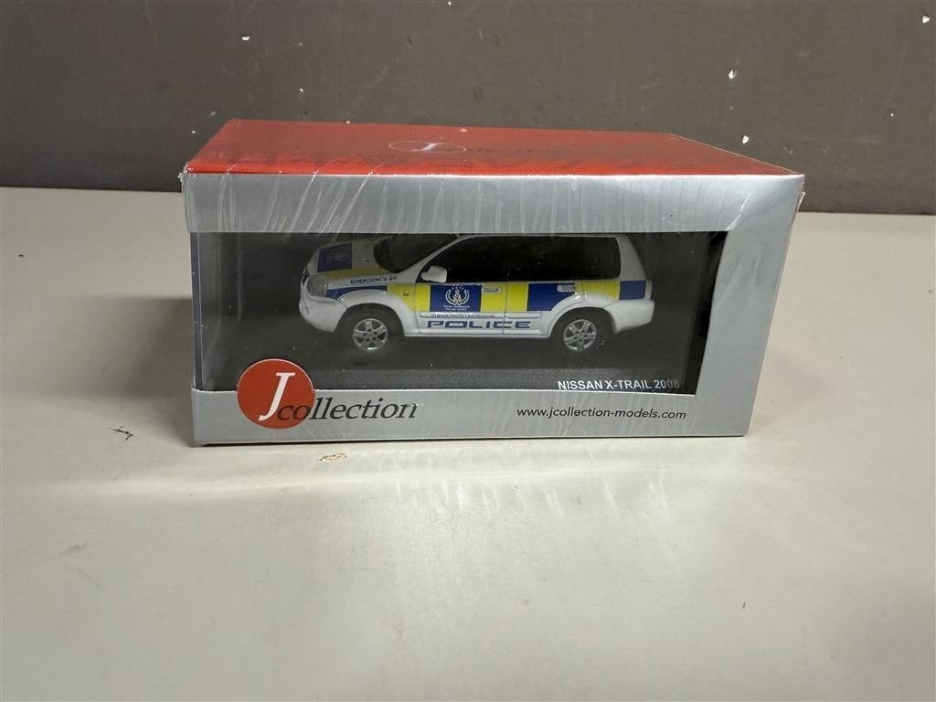 1:43 Royal Barbados Police Force Nissan X-trail Diecast Mode, Hobby en Vrije tijd, Modelauto's | 1:43, Ophalen of Verzenden, Nieuw