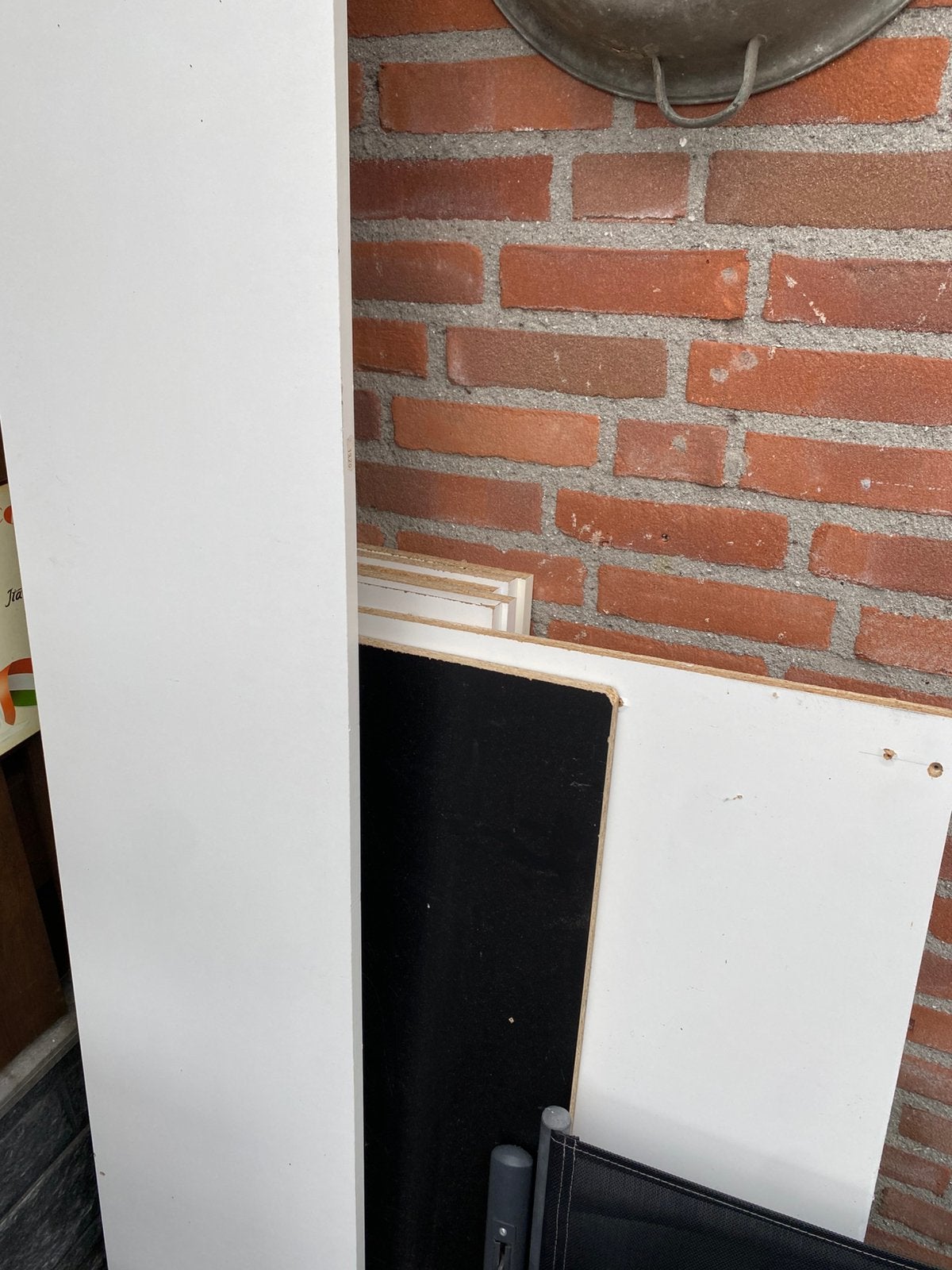Opberg planken wit, Doe-het-zelf en Verbouw, Hout en Planken, Ophalen, Gebruikt, Minder dan 25 mm, 250 tot 300 cm