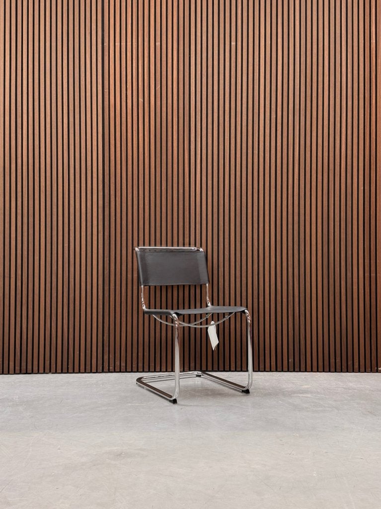 Thonet S33 stoel kernleder zwart, Ophalen of Verzenden
