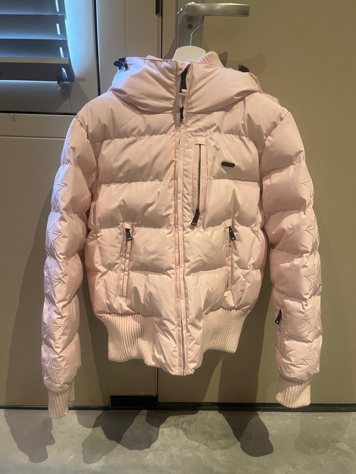 Air Force Ski lichtroze Winterjas Maat M, Ophalen of Verzenden, Zo goed als nieuw, Maat 38/40 (M), Roze