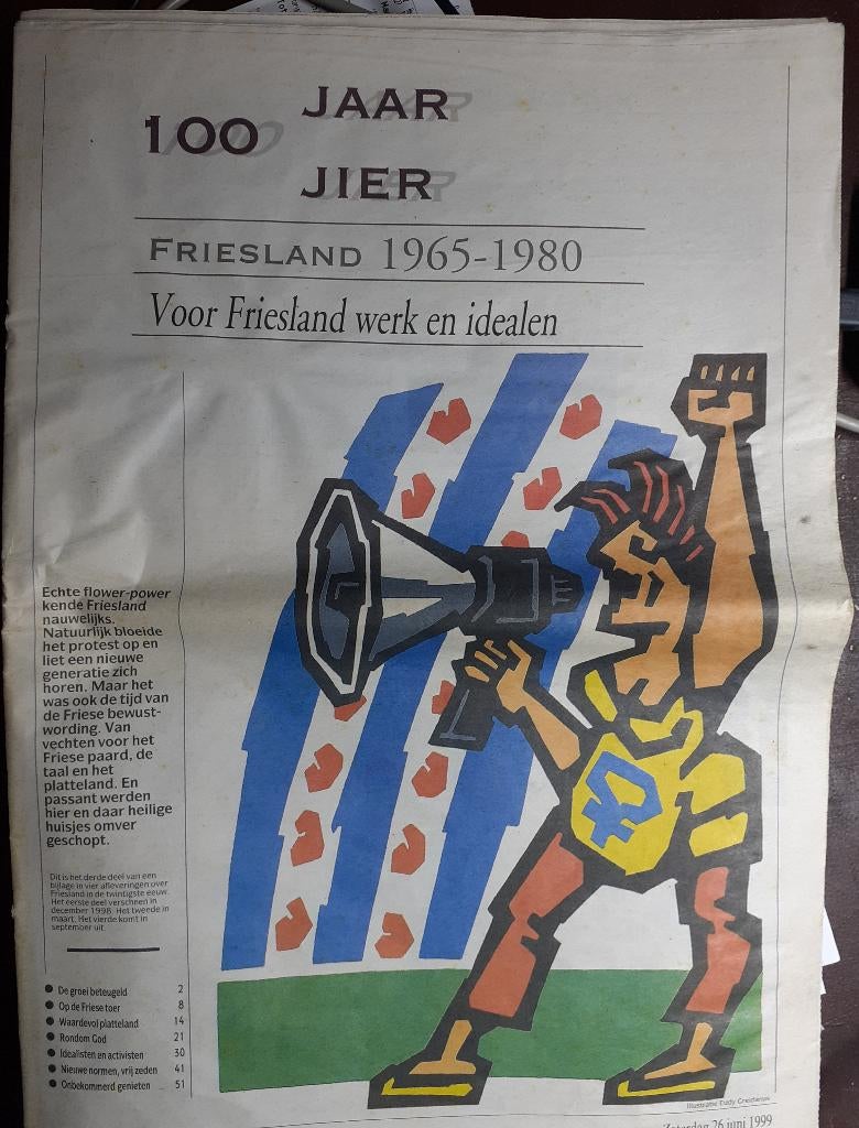 LC 100 jaar later 1965 - 1980 Werk en Idealen, Ophalen of Verzenden, 1960 tot 1980, Nederland, Krant