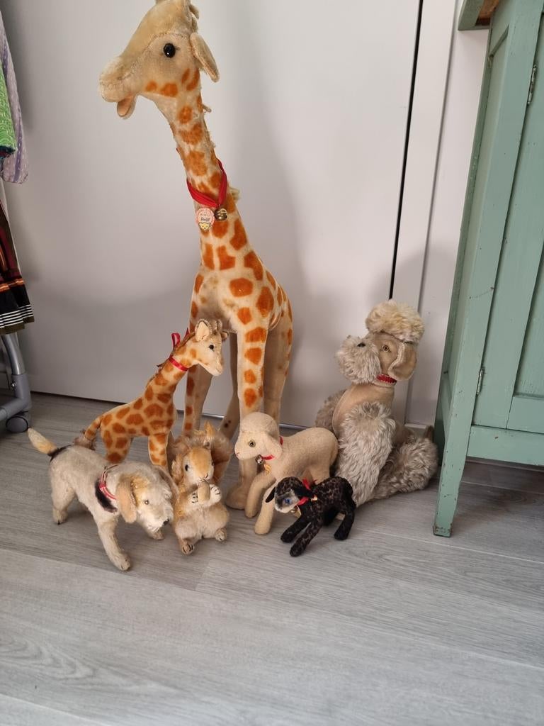 Steiff knuffels, Antiek en Kunst, Antiek | Speelgoed, Ophalen of Verzenden