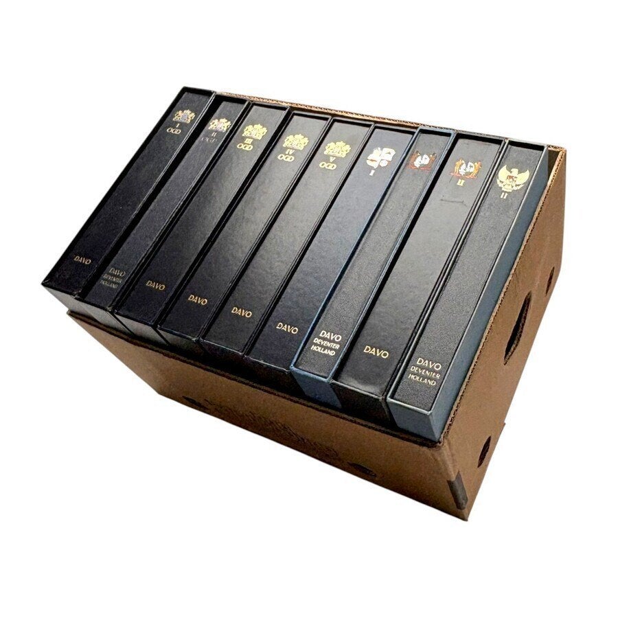 Lot DAVO postzegelalbums (9x), Overzeese Gebiedsdelen, Antiek en Kunst, Ophalen of Verzenden