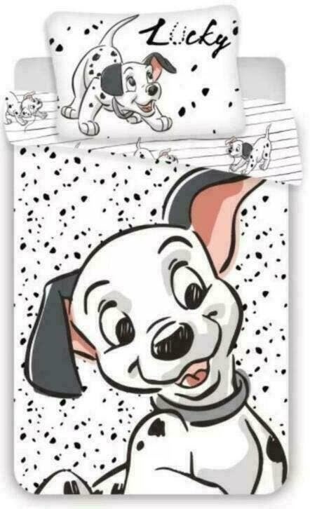 101 Dalmatiërs Baby / Peuter Dekbedovertrek 100 x 135 cm, Jongetje of Meisje, Dekbedovertrek, Nieuw, Wasbaar