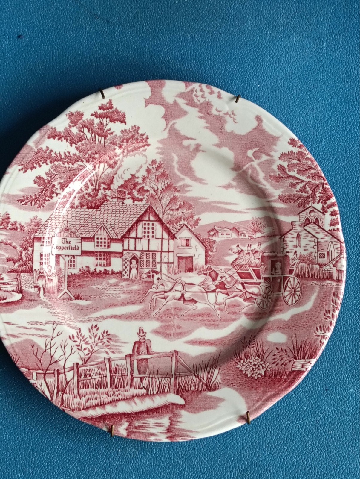 Decoratief bord "English Style" - The Copperfield, Antiek en Kunst, Ophalen of Verzenden