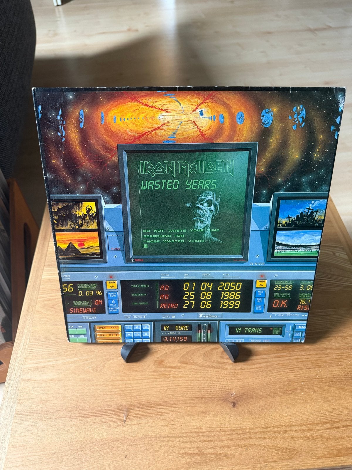 Iron Maiden Wasted Years 12" 1986 EMI, Gebruikt, Originele persing, 7 inch, Ophalen of Verzenden