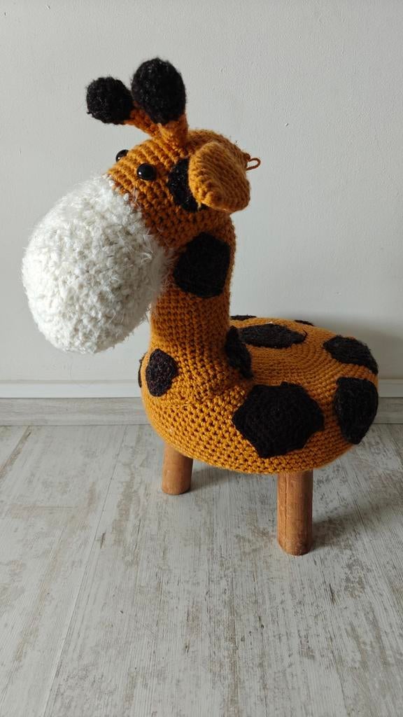 Handgemaakt giraffe stoeltje, Ophalen