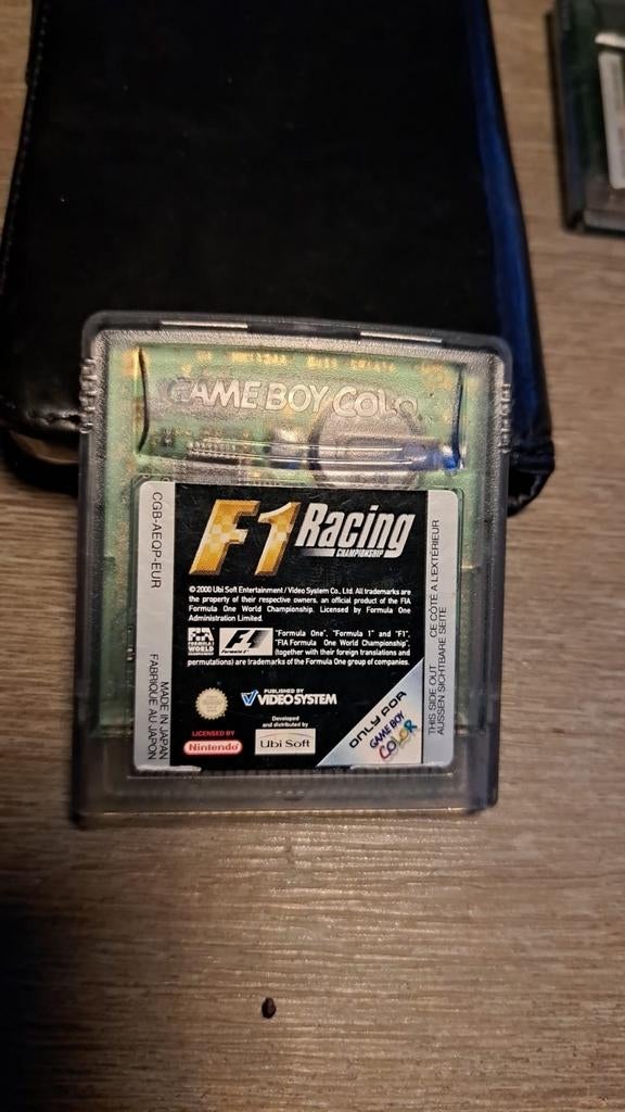 F1 Racing Championship Game Boy Color, Spelcomputers en Games, Games | Nintendo Game Boy, 1 speler, Racen en Vliegen, Ophalen of Verzenden