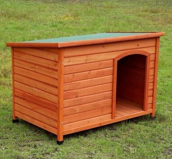 Hondenhok plat dak voor middelgrote hond, Dieren en Toebehoren, Hondenhokken, Ophalen, 65 tot 100 cm, Hondenhok, 110 cm of meer